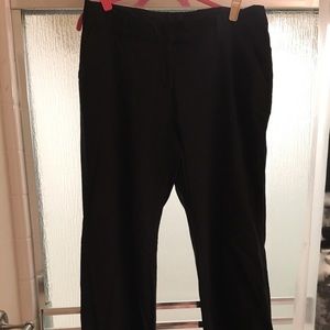 π 9/10 Black express editor wide leg pants